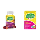 Kids + Veggie Fiber Gummies (Ages 3+) - 60 Count & Kids Chewable Daily Probiotic for Kids, Ages 3+, 30 Count