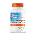 의사의 최고의 높은 흡수 CoQ10 플러스 PQQ, 일관성 지원, USP 인증, 자연적으로 발효 CoQ10, 비 GMO, 글루텐 무료, Soy 무료, Vegan 60 Veggie Caps
