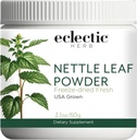 Eclectic Institute 익지않는 신선한 동결 건조된 주전자 잎 전체적인 음식 분말 | 2.1 oz (60 g)