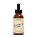 Lugol의 해결책 2% 1oz 유리제 점적기 병. 칼륨 Iodide와 Iodine, 30ml를 포함합니다
