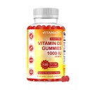 Vitamatic Sugar Free Vitamin D3-120 Pectin 기반 구미 - 훌륭한 맛 - 건강한 뼈, 무드 및 면역 체계 기능 - 비 GMO - 120 서빙 (1000 IU)