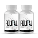 Folital 새로운 진보된 공식 보충교재 - 2개의 팩 60 일 공급
