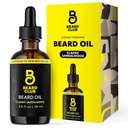 남성을위한 Beard Club Beard Oil - 2oz Classic Sandalwood Natural Beard Oil with Castor & Amber Oils - Beard & Mustache 컨디셔너 - Hydrates, Softens & Soothes Dry Skin - 강도 헤어 Follicles