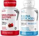 성격의 Fusions Urolithin Diacetate 500mg & R 알파 Lipoic 산 600mg (60의 캡슐) - 산화 방지제/에너지 뭉치