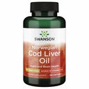 Swanson Cod Liver Oil - Bone, Skin Health, Vision Support & Immune System Function W / High Absorption Vitamin A - (180 Softgels, 350mg 각)의 웰빙 보충