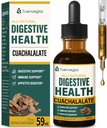 Cuachalalate 소화 낙하: 초본 보충교재 w/Licorice 뿌리, Dandelion, Clove, Cancerina, & Kalawalla는 Upset Stomach 기복, 위장 건강, & 면역 체계 지원을 위한 추출합니다. 2oz