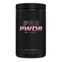 PWDRS 전 운동 분말, 에너지, 펌프, 내구시간 및 힘을 위한 모든 자연적인 전 운동, Caffeine (Pink Lemonade)와 더불어