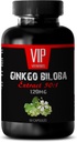 뇌와 기억에 대한 비타민 - Ginkgo BILOBA 120MG - 50 : 1, Gingko biloba Complex, Ginkgo biloba 보충제, 뇌 메모리 보충 교재, 두뇌를위한 메모리 보충, 기억 약, 1Bottle