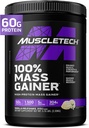 MuscleTech 남성 및 여성을위한 고단백 대량 게인 - 체중 증가, 근육 건물 및 Creatine Monohydrate와 복구 - Vanilla Milkshake, 5.15 파운드
