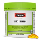 Swisse Soy Lecithin 1200mg Softgels 캡슐 |는 Liver Health and Function 유지 | 뚱뚱한 대사 지원 * | Choline Lecithin 보충교재 1200 mg | 180 Softgels