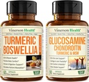 Boswellia Serrata 추출물 & Glucosamine Chondroitin MSM 및 Turmeric 보충교재를 가진 심황 Curcumin 보충교재