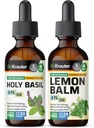 BIO KRAUTER Holy Basil Tincture 2 Fl. Oz. & 레몬 Balm Tincture 2 Fl. Oz.