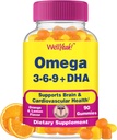 이름 * 그래 오메가 3 6 9 Gummies | Flaxseed Oil and DHA | 채식주의자 오메가 3 생선 기름 대안 | GMO Free, Gluten Free, Orange & Lemon flavor | 천연 소스 색상 및 맛 | 90 개