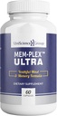 Mem-Plex Ultra, 인스phatidyl Serine, Bacopa Monniera 추출물 및 Neurofactor 전체 커피 과일 추출물, 60 캡슐을 가진 자연적인 기억 지원 보충교재