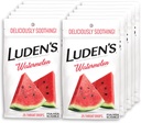 Ludens Watermelon Throat Drops, Sore Throat Relief, 25 카운트 (12 팩)