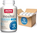 Jarrow 공식 Inositol 750 mg, 다이어트 보충, 셀룰러 건강 및 일반 웰빙, 100 Veggie 캡슐에 대한 간병 지원, 최대 100 일 공급 (팩 OF12)