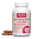 Jarrow Formulas Red Yeast Rice 1200 mg & Co-Q10 100 mg / 서빙 - 120 Veggie Caps - 60 서빙 - 초본 심장 건강 다이어트 보충 - 심장 혈관 지원 & 심장 건강 - 채식주의자