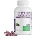 Bronson Elderberry 여분 힘은, 건강한 면역 체계 & 산화 방지제 보호, 비 GMO, 180 채식 캡슐을 지원합니다