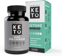 완벽한 Keto Exogenous Ketones 기초 BHB 보충교재 (60의 캡슐) - Ketogenic Diet 지원 무게 관리, 에너지 & 초점 - Ketosis beta Hydroxybutyrate (100 PC) Keto 지구 뭉치