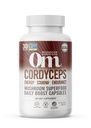 OM MUSHROOM SUPERFOOD Cordyceps 버섯 캡슐 Superfood 보충교재, 90 조사, 30 일, stamina와 내구시간을 위한 유기 에너지 보충교재
