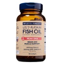 Wiley의 가장 정밀한 야생 알래스카 물고기 기름 최고봉 DHA - 900mg EPA와 DHA Omega-3s - 180 Softgels (90 서빙)