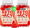 Apple Cider Vinegar Gummies, Green Tea, Probiotics, B12, B6, Keto Support, Apple Cider Vinegar와 함께 최대 강도 Keto Acv Gummies, Digestion & Gut, Vegan, 120 조사