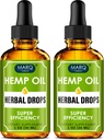 Hеmp Oil (2 Pack) - 500,000 - 콜로라도 Sеed Extract - 천연 오메가 3, 6, 9 소스 - 미국에서 제조 - Providеs Restful Sleep