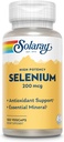 Solaray 셀레늄 200 Mcg 높은 효능, 100 Ct