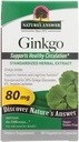 자연의 답변 Ginkgo 잎 채식 캡슐, 60-Count