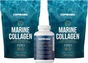 CORREXIKO 2X 바다 교원질 분말 (15oz) & 1x 바다 캡슐 뭉치