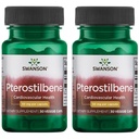 Swanson Pterostilbene 50 mg 30 Veg 모자 (2 팩)