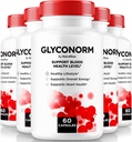 (5 팩) Glyconorm 캡슐 - 건강한 수준을 위한 공식적인 혈액 지원 공식, 글리소 낙관 알약, 모든 자연적인 혈관 세탁기술자, 글리소 Norm 검토 (300의 캡슐)