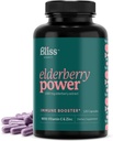 성인을 위한 아연과 비타민 C를 가진 Elderberry - Sambucus Elderberry 캡슐 - 1000 mg 추출물, Antioxidant 과일 혼합과 더불어 여자와 남자를 위한 Immune 지원 보충교재, 120 Vegcaps, 60 일 공급
