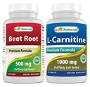 잎 뿌리 분말 500 Mg & L 카르니틴 1000mg