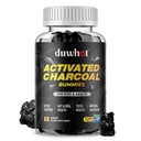 아이를 위한 활성화된 목탄 Gummies, 가스 기복, Detox, 소화 및 구두 건강, Vegan Blueberry 풍미, 60 조사를 위한 500mg Chewable 활성화된 목탄 보충교재