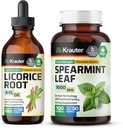 BIO KRAUTER Spearmint 100 캡슐 & Licorice Tincture 4 Fl. Oz.