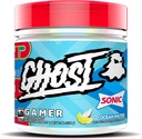 GHOST 게이머 : 에너지 및 초점 지원 공식 - 40 서빙, 소닉 오션 워터 - Nootropics & 자연 카페인, 정확도 및 반응 시간 - Vegan, 글루텐 프리