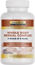 자연의 실험실 골드 전체 바디 허브 단지 - 심황, Boswellia, Ginger, 녹차, 로즈마리 - 120 캡슐 (60 일 공급)