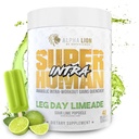 ALPHA LION Superhuman Intra 운동 분말 남성 & 여성, 아미노산 음료, 근육 회복 보충교재, BCAA 분말, Electrolytes & Hydration 혼합 (42의 서빙, 석회 풍미)