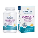 Nordic Naturals Complete Omega, Lemon flavor - 180 Soft Gels - 565 mg Omega-3 - EPA & DHA 첨가 GLA - 건강한 피부, Cognition, & Positive Mood - Non-GMO - 90 서빙