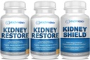 Kidney Cleanse and Kidney Health Supplement to Support Normal Kidney Function 60 모자, 2 팩 + Kidney Shield 120 모자 Kidney Supplement to Support Normal Kidney Function