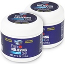 Blue Goo Pain Relieving Gel - 후면, 목, 근육 및 관절 통증, 100 % 순수 Emu 오일, 4 온스 (2 팩)과 빠른 행동 냉각 및 진정 완화