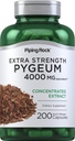 Piping Rock Pygeum 보충교재 4000 mg | 200의 캡슐 | 남자와 여자를 위해 | Pygeum Africanum Bark Extract | Extra Strength | Non-GMO, 글루텐 무료