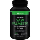 ML Naturals Saw Palmetto 1000 mg 120 Vegan 캡슐. 3에서 1. Octacosanol & Maca와 프리미엄 품질. 전립선, 유린 건강, 순환 건강, 천연 Energizer, NSF 인증 및 cGMP 준수