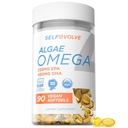 조류 오메가 3 1,500mg - 특허받은 삶의 오메가 3 - 높은 복용량 EPA 및 DHA - 물고기 오일보다 더 나은 - 심장, 두뇌, 관절 건강 지원 - 90 Vegan Softgels