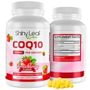 빛나는 잎 CoQ10 100mg - Chewable CoQ10 보충교재 - 심장 건강 & 에너지를 위한 Coenzyme Q10 - 심혈관 웰빙을 위한 자연적인 Co Q 10 보충교재 - 100mg Chewable 정제, 미국에서 만드는 90의 정제