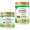NaturVet 고급 프로바이오틱스, 건강한 효소 및 PB6 Probiotic 보충을 위한 당신의 개 Stomach, 120의 연약한 Chews & 개를 위한 Scoot 없음 - 120 연약한 Chews - 건강한 항문 동맥 & Bowel 기능 지원