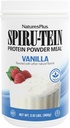 NaturesPlus SPIRU-TEIN, Vanilla - 2.12 파운드, 3 팩 - Spirulina Protein Powder - 에너지를위한 비타민 및 미네랄 - 채식주의 자, 글루텐 무료 - 96 총 봉사