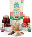 Hydration + Energy Electrolyte 음료 믹스 – Hibiscus, Coffee Horchata & Strawberry Watermelon, Caffeine, L-Theanine, 코코넛 워터 및 미네랄이 함유 된 다양한 팩