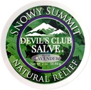 Snowy Summit Alaska Devil's Club Lavender Salve - Lavender와 수제 피부 관리 연고 - 프리미엄, 책임있는 Sourced Plant Materials - Made in USA - 2 oz